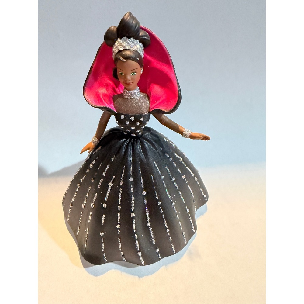 Hallmark Keepsake 1998 African American Holiday Barbie Ornament Christmas